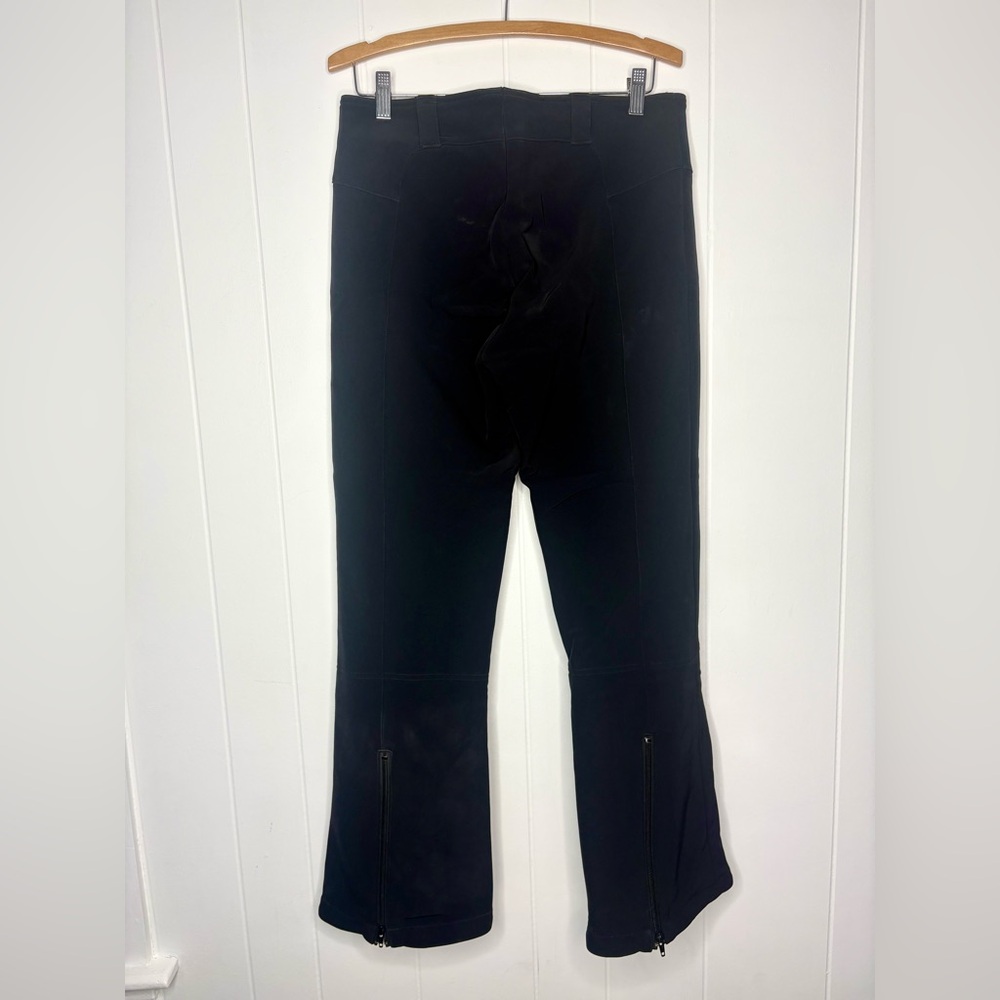 Nils Jan Stretch Snow Ski Pants Size 12 Long Black Sportswear Waterproof Zip Ski - Picture 3 of 12